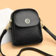 Branded genuine leather mobile phone bag soft cowhide shoulder crossbody bag