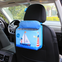 Cartoon Cute Car Interior With Trash Can Multifunction Vehicle Suspended Vehicular Trash Can Foldable Containing