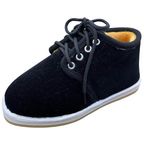 老北京布鞋冬季防寒舒适加绒保暖传统男款爸爸鞋子居家系带高帮鞋 - 图3