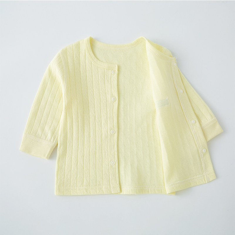 婴儿内衣上衣纯棉春秋冬薄款开衫秋衣男女宝宝打底衫贴身衣服睡衣,淘宝优惠券,粉丝福利购,淘宝优惠卷