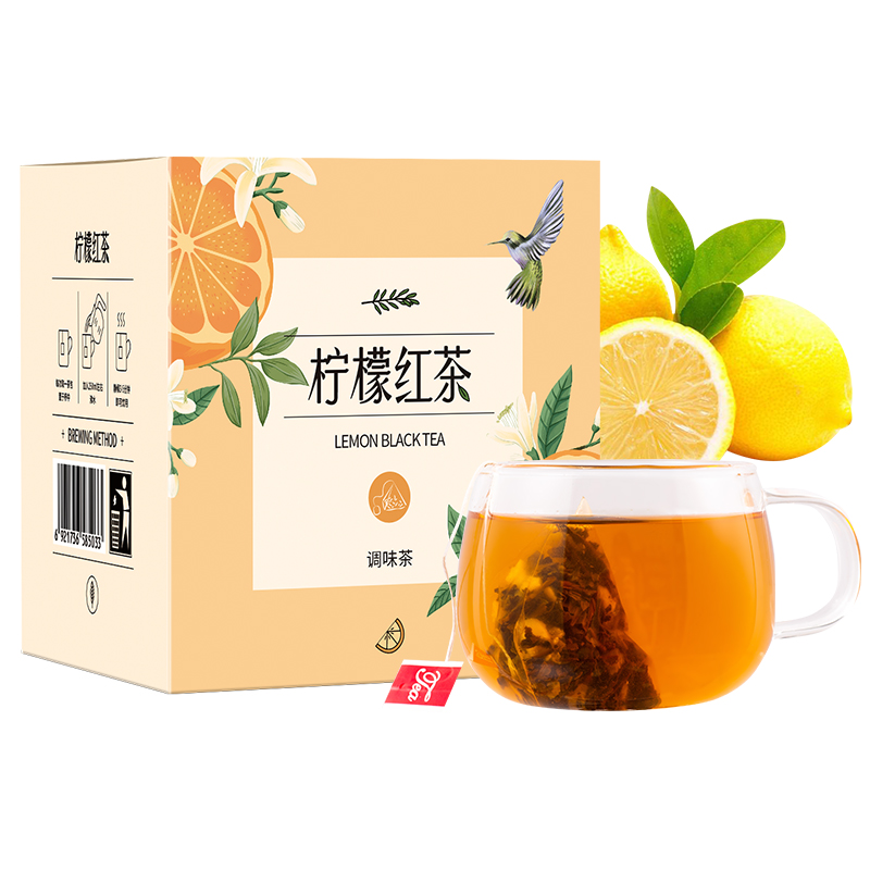 立尚柠檬红茶组合花茶水果茶办公室泡水喝的独立三角袋冷泡茶叶-图3