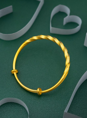 名族风女沙金不掉色手镯五折