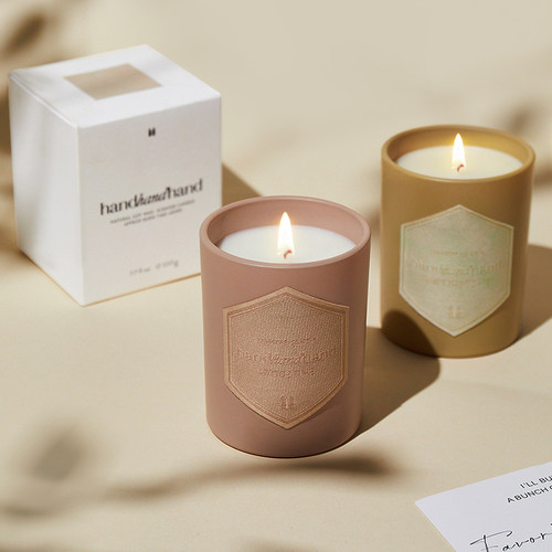 【清库】handhandhand香薰蜡烛助家用卧室内香氛睡眠持摆件北欧久 - 图1