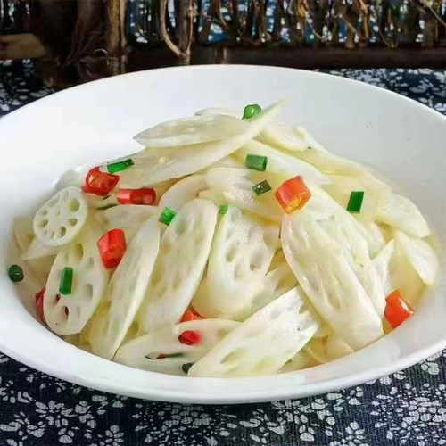 小炒藕尖600g特色藕带快餐炒菜莲藕半成品食材酒店餐饮预制菜商用 - 图2