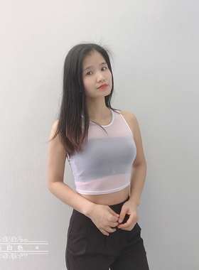 圆领假衣领网纱韩版无袖假领子