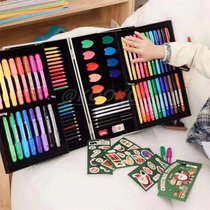 mobee mobbe Christmas style brush suit gift box children painting watercolor pen elementary school children fine art pen washable