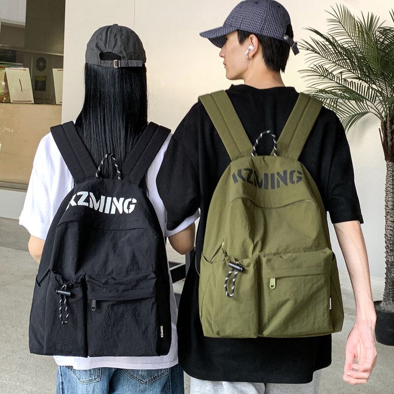 Backpack for men and women casual simple style sports travel backpack student school bag large capacity lightweight waterproof backpack