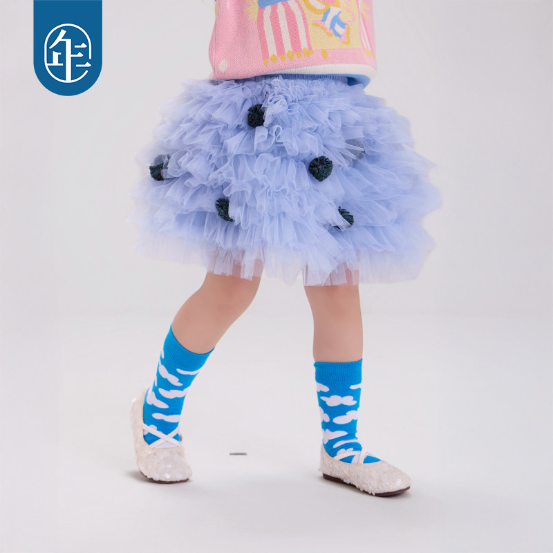 年衣童装儿童半身裙女童秋冬新款公主风蛋糕裙短款纱裙百搭裙子,淘宝优惠券,粉丝福利购,淘宝优惠卷