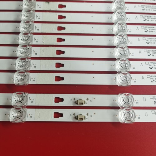 适用风行B58Y F58S灯条LED58D06A/B-ZC29AG-07T屏CC575PU1L凹透镜 - 图1