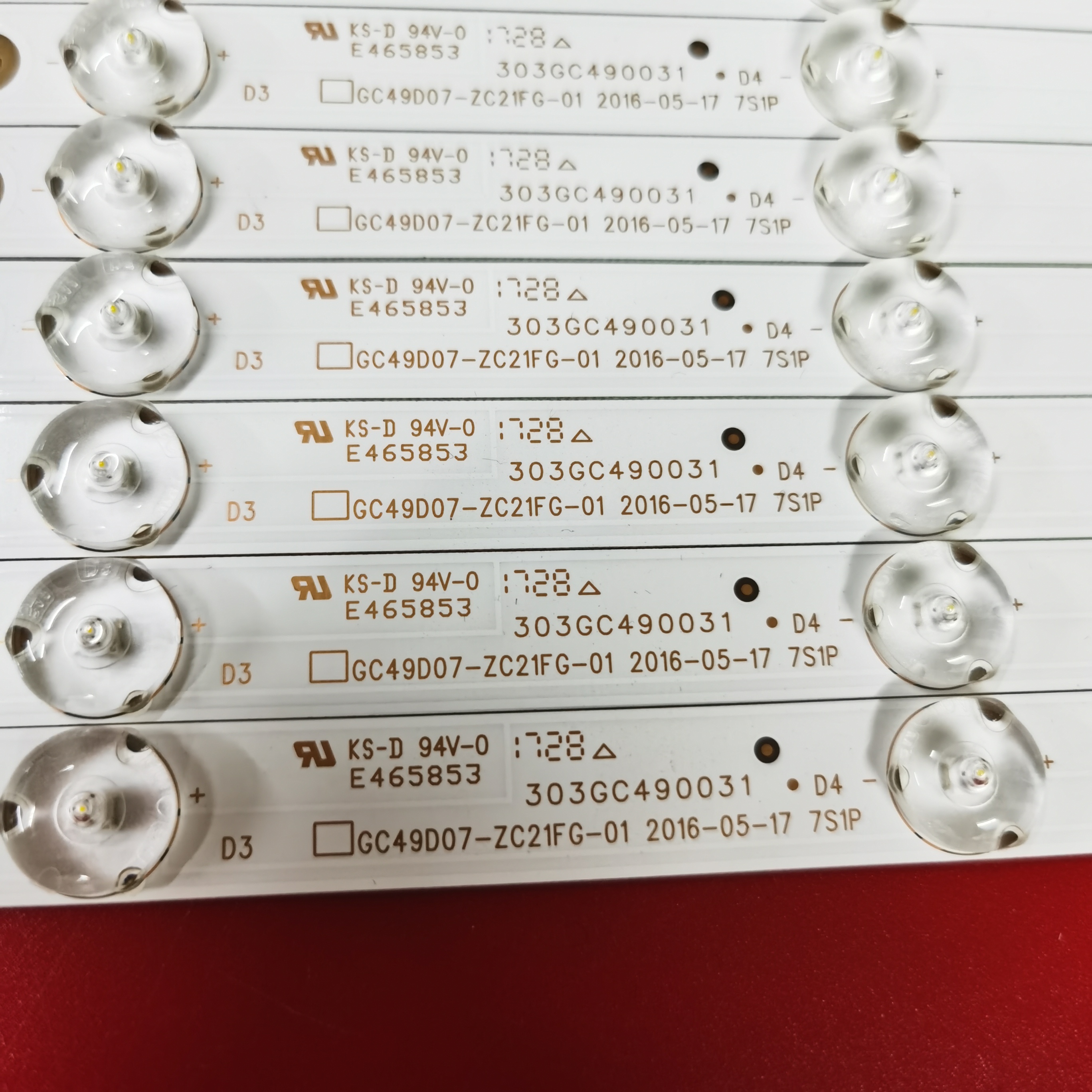 飞利浦49PUF6261/T3灯条GC49D07-ZC21FG-01 303G490031 GC490M06 - 图0