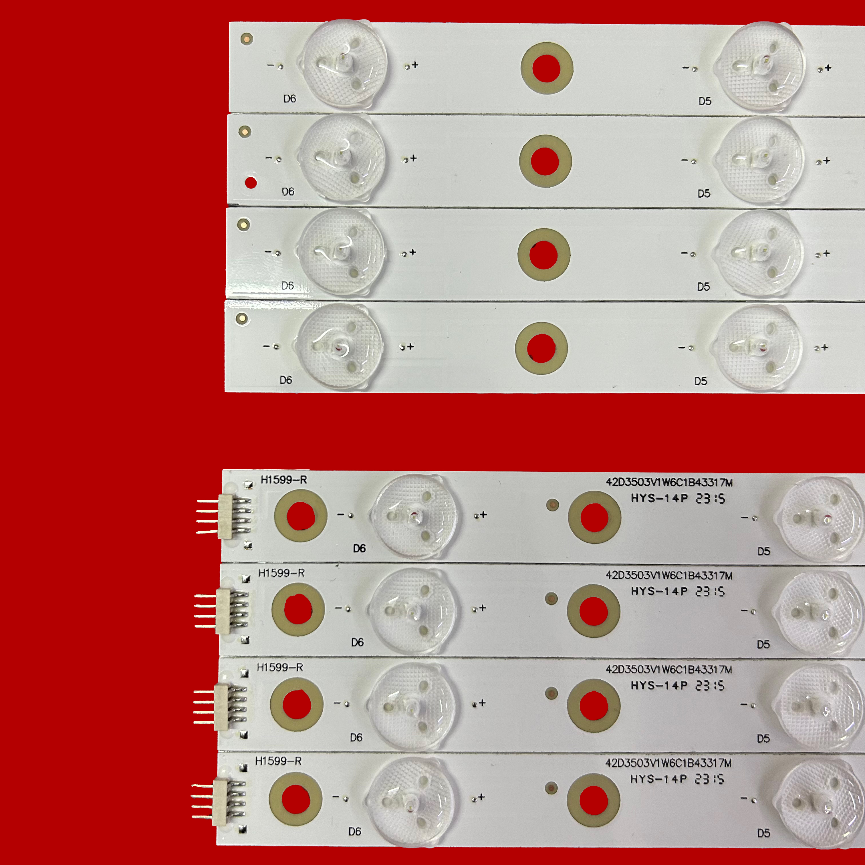 适用美乐LE42M09E灯条KKD LED42K50背光灯条4C-LB420T-HQ3B灯管-图0