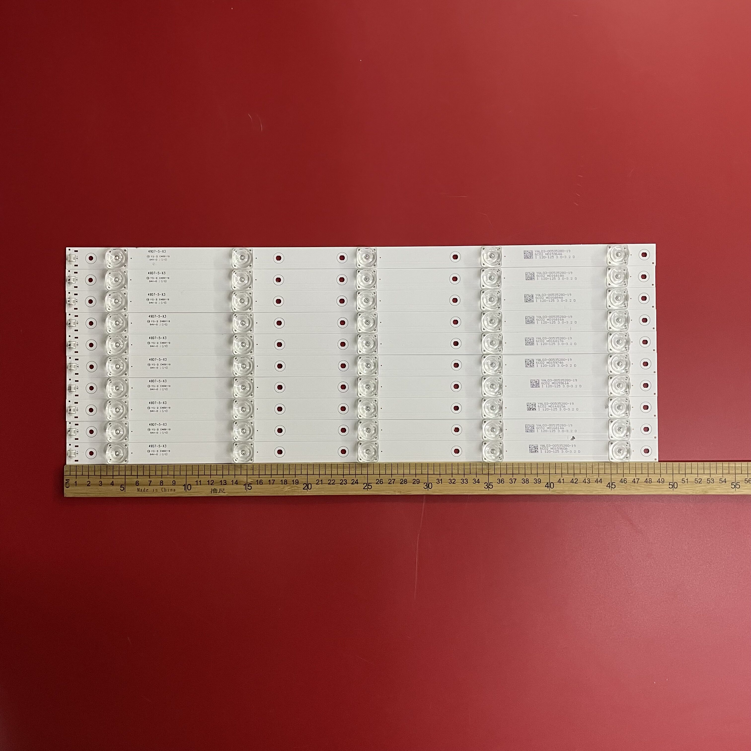 创维49G6灯条49D7-5-X3 YAL03-00535280-19 10条5灯凹镜电视灯条_虎窝淘