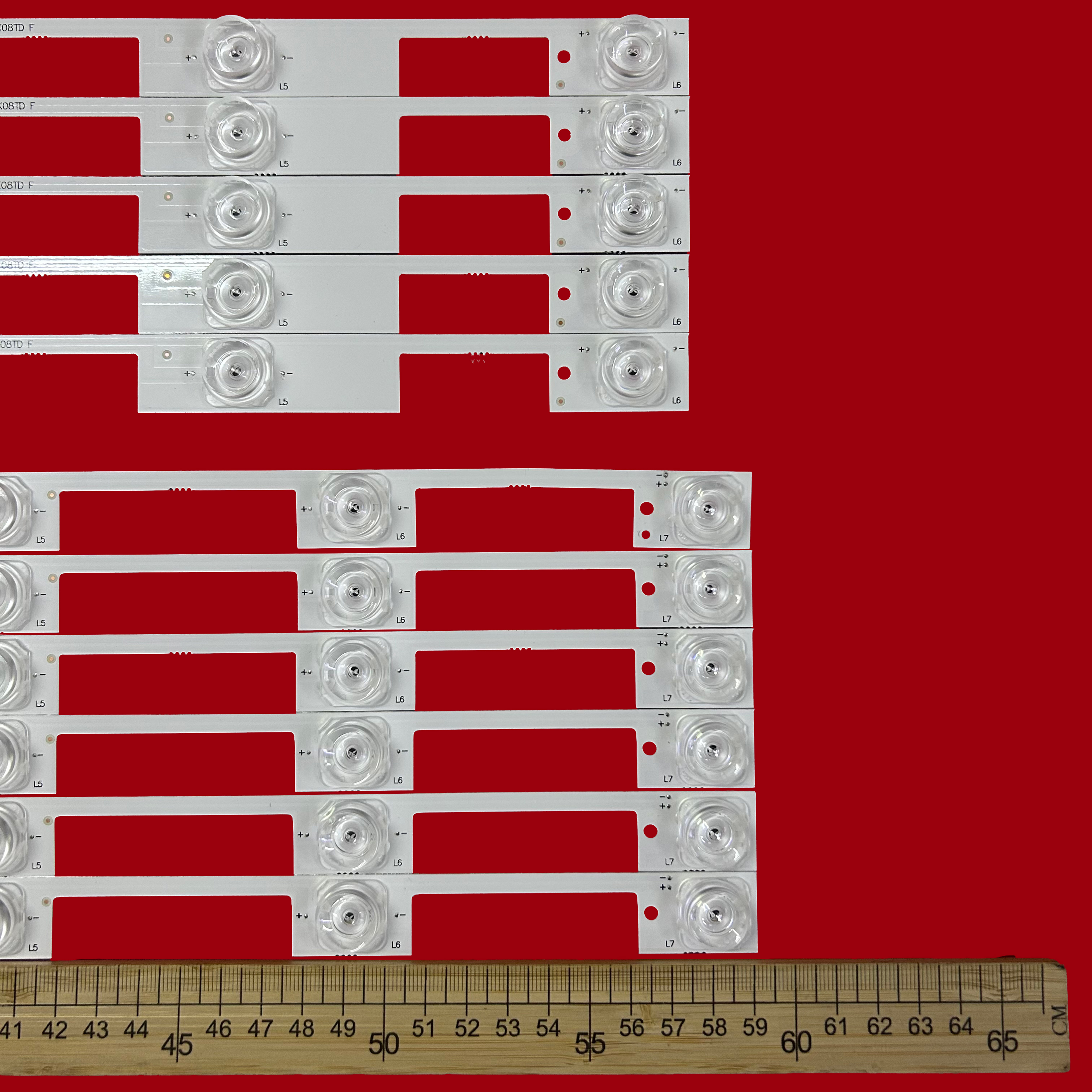 适用康佳LED55X1800A灯条LED55X1200AF LED55M1600B凹镜背光灯LED-图2