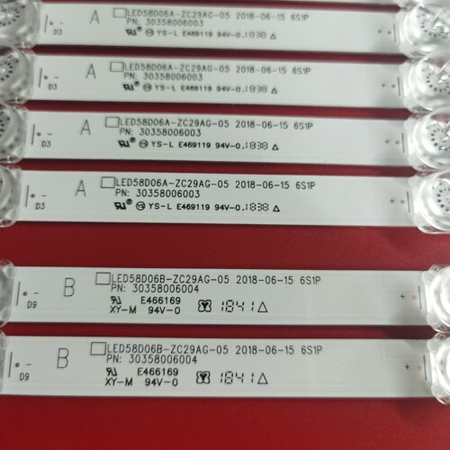 适用风行B58Y F58S灯条LED58D06A/B-ZC29AG-07T屏CC575PU1L凹透镜 - 图2