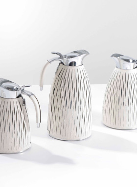 样板房家居饰品现代轻奢不锈钢保温壶餐桌冷水壶摆件软装饰品摆件