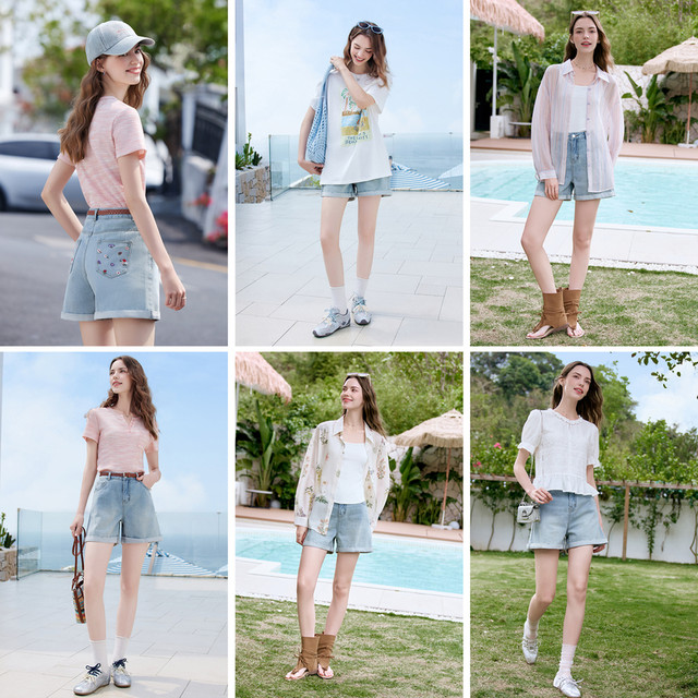 Betu 2026 summer new jeans (ສັ້ນ) 2604T