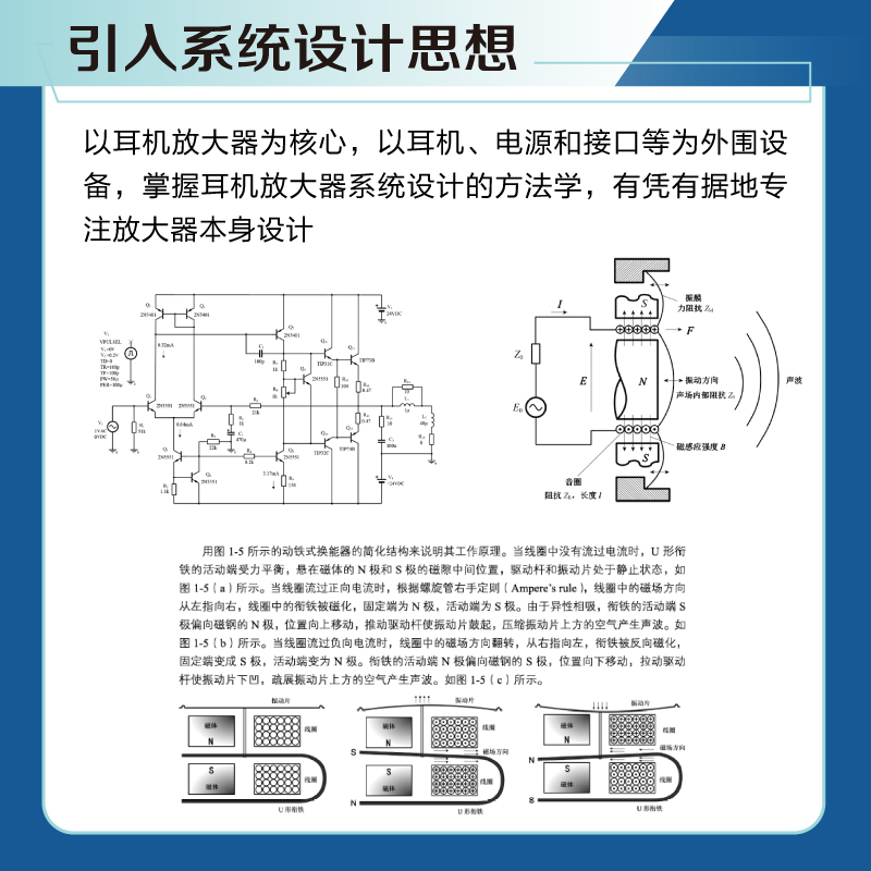 耳机放大器设计手册 耳机发烧友高保真hifi耳机功放电子元器件设计便携音响产品设计数字耳机放大器 人民邮电出版社 凤凰新华正版