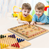 Mi Michi Playing Chess Checkers Two-in-one Puzzle Childrens Toys Parent-child Interactive Gathering for Children and Children