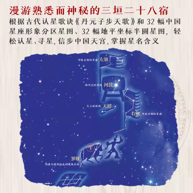 【星空帝国套装】中国古代星宿揭秘纪念版赠送天文图+星图版步天图与步天规凤凰新华书店旗舰店-图2