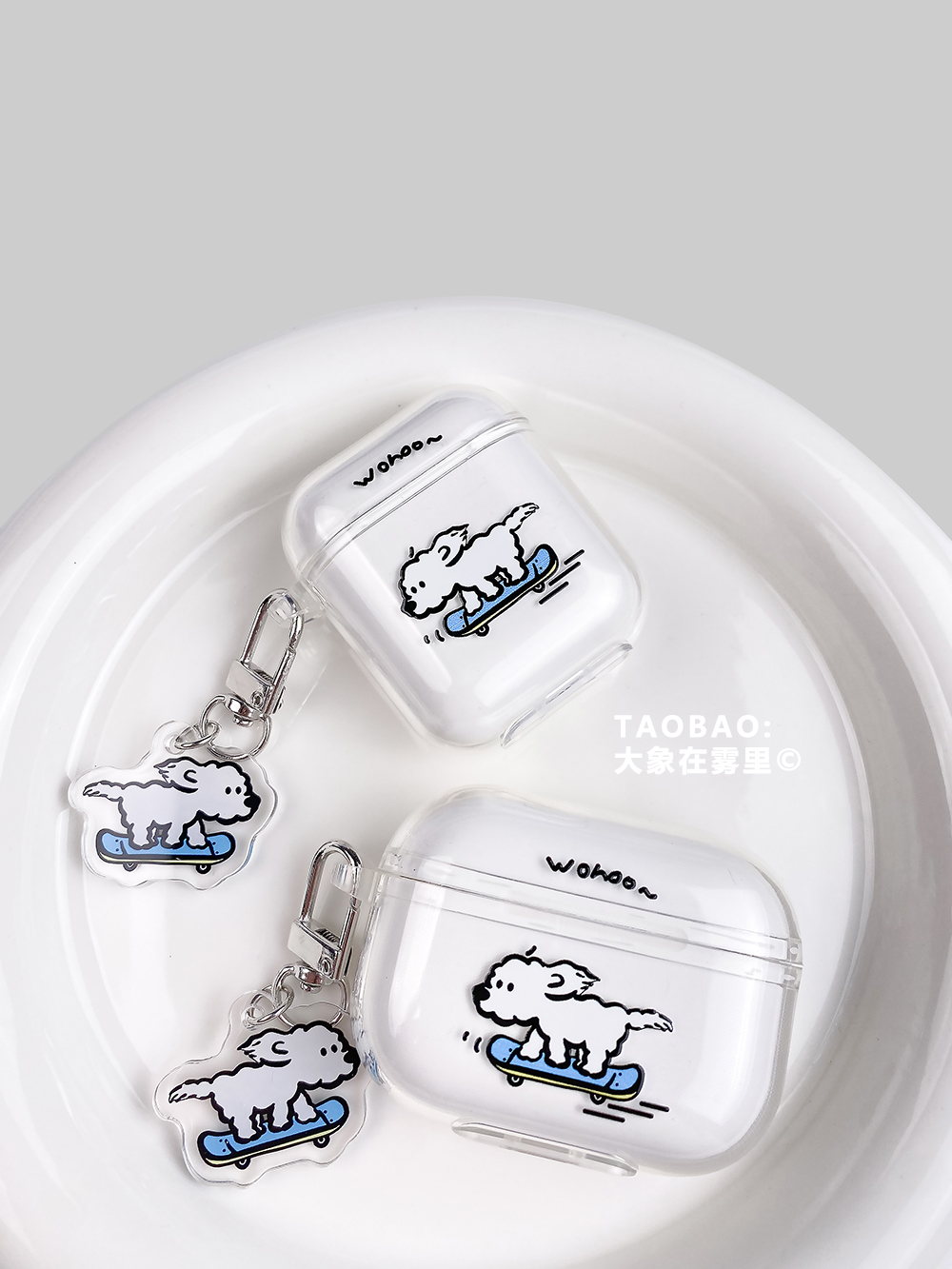 airpodspro2保护套airpods3苹果耳机保护壳airpods23代二代胶软壳airpod三代pro2套华为freebudspro3保护套 - 图0