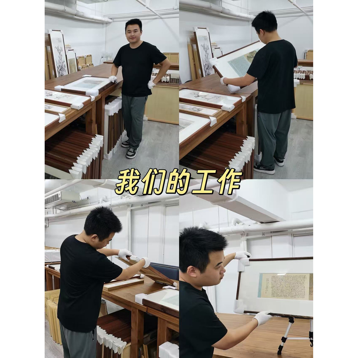 107x77cm纯手绘上海特色建筑马克笔画 茶室办公室客厅收藏装饰画,淘宝优惠券,粉丝福利购,淘宝优惠卷