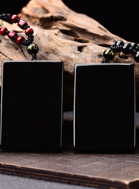 平安无事牌无事牌男士项链方形