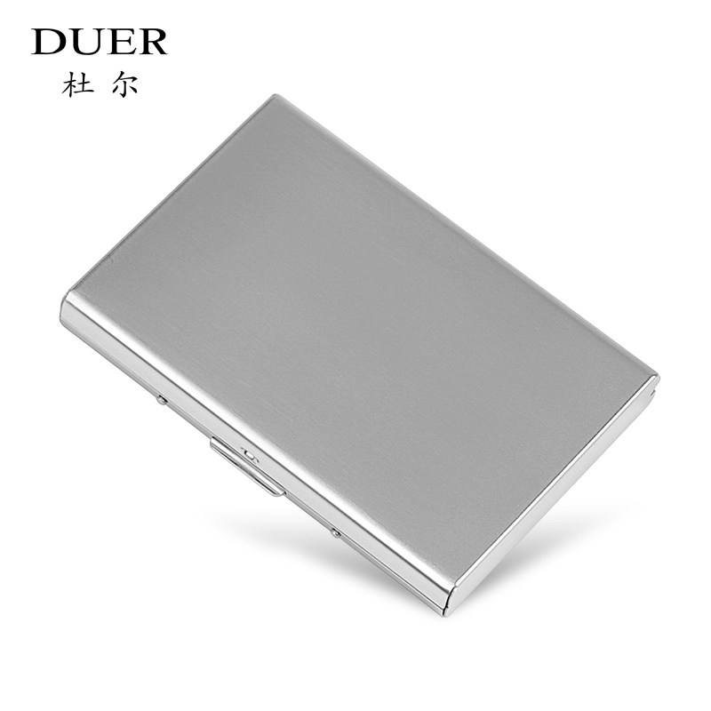 duer风琴男士不锈钢防磁信用卡包 爱尚服饰卡包