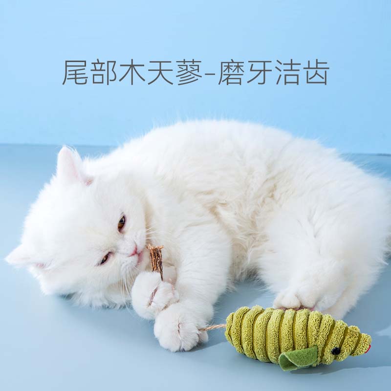 猫咪玩具薄荷小老鼠仿真猫猫幼猫逗猫棒假老鼠耐咬木天蓼用品大全 - 图2