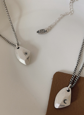 朝朝暮暮纯银定情信物项链