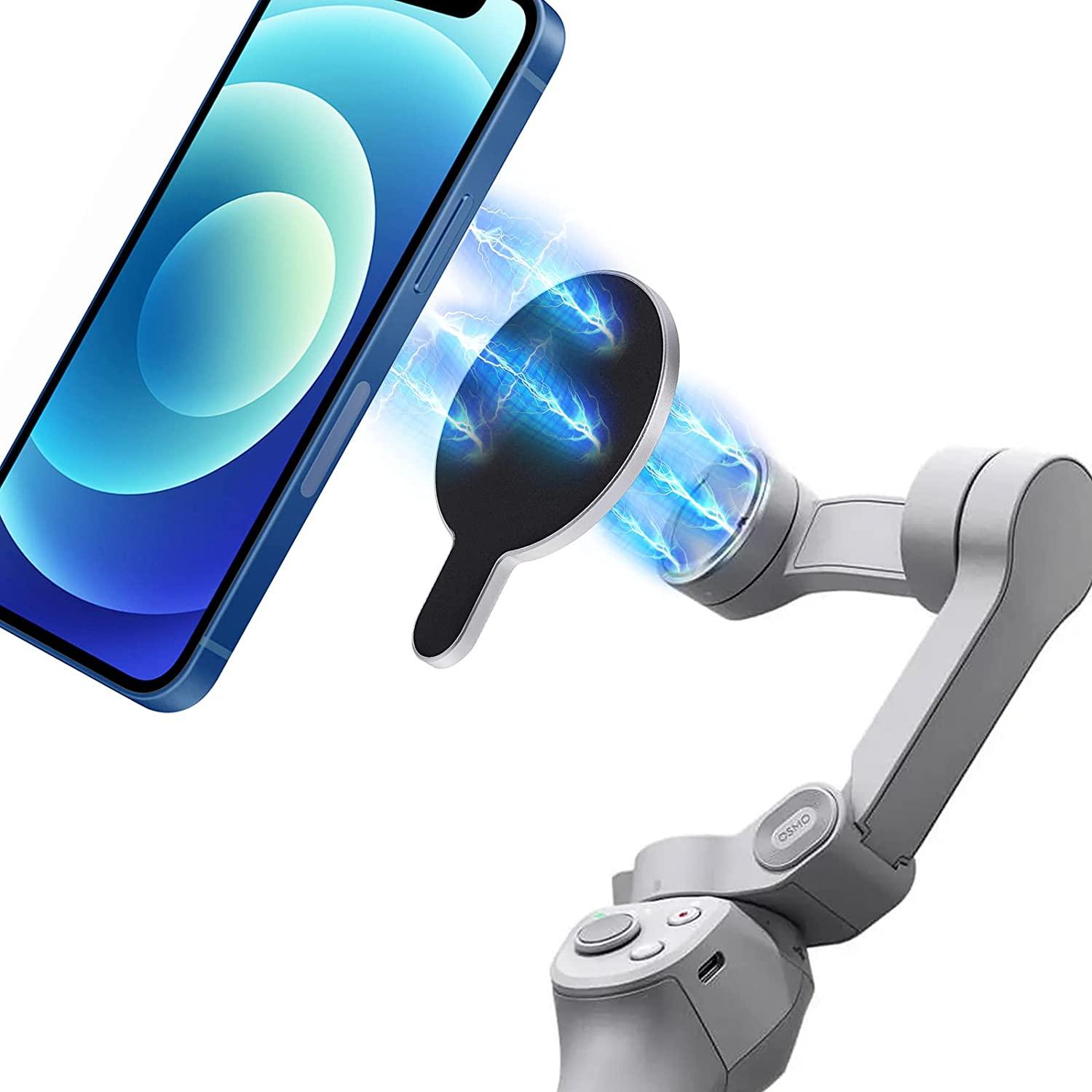 适用大疆OM4/5/6灵眸云台手机支架iPhone14苹果MagSafe磁吸贴片-图2
