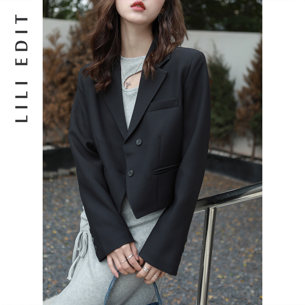 LILIEDIT/短款小西装外套女春季新款高级感休闲小个子西服