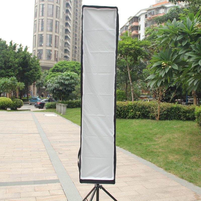 摄影伞型专业柔光箱影室摄影灯闪光灯柔光附件长条形便携柔光罩_虎窝淘