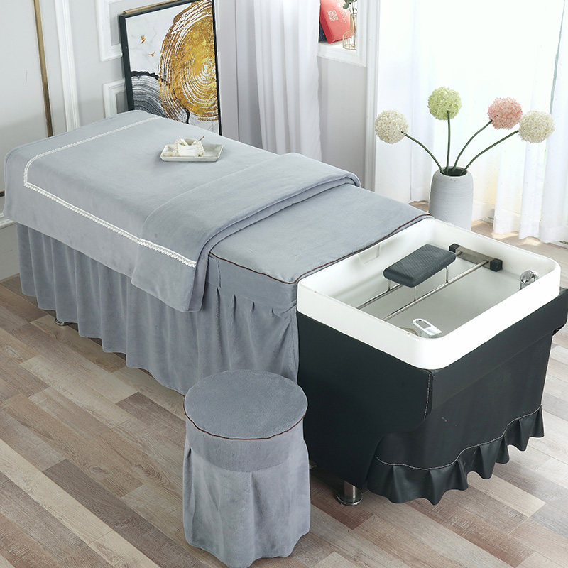 洗头床床罩美容美发床垫茶麸养发馆加绒冬季泰式冲头床按摩可定做,淘宝优惠券,粉丝福利购,淘宝优惠卷