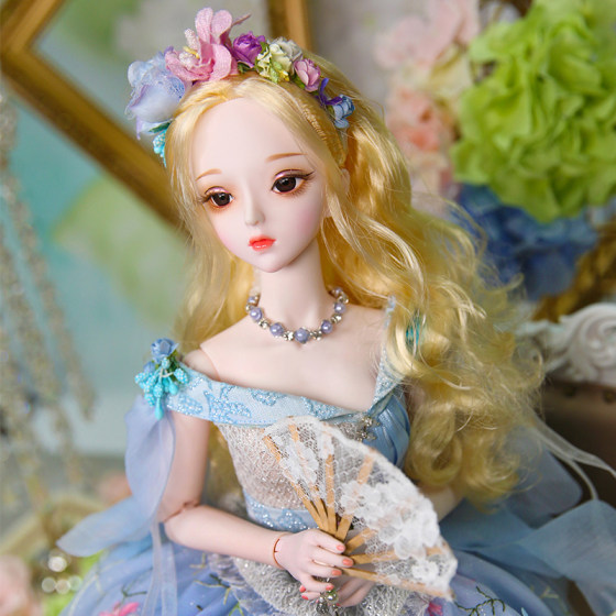 Debisheng 인형 DF Dream Fairy Tale 60cm 공동 드레스업 인형 bjd 고귀한 소녀 Caroline 3점 인형