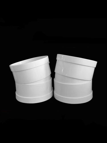 PVC微偏弯头11.25°15° 22.5°30°110 排水管偏置小角度接头 - 图1