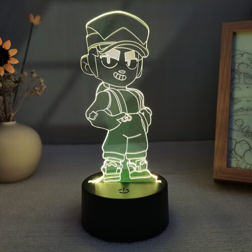 荒野乱斗周边手办挂件艾德加雪莉布洛克小夜灯摆件生日礼物 - 图2