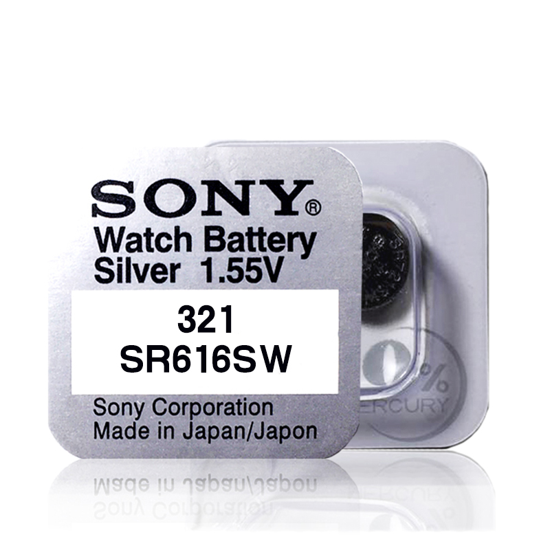 SONY索尼 SR616SW原装手表电池 321石英表纽扣电子 1.55V 2粒包邮 - 图3