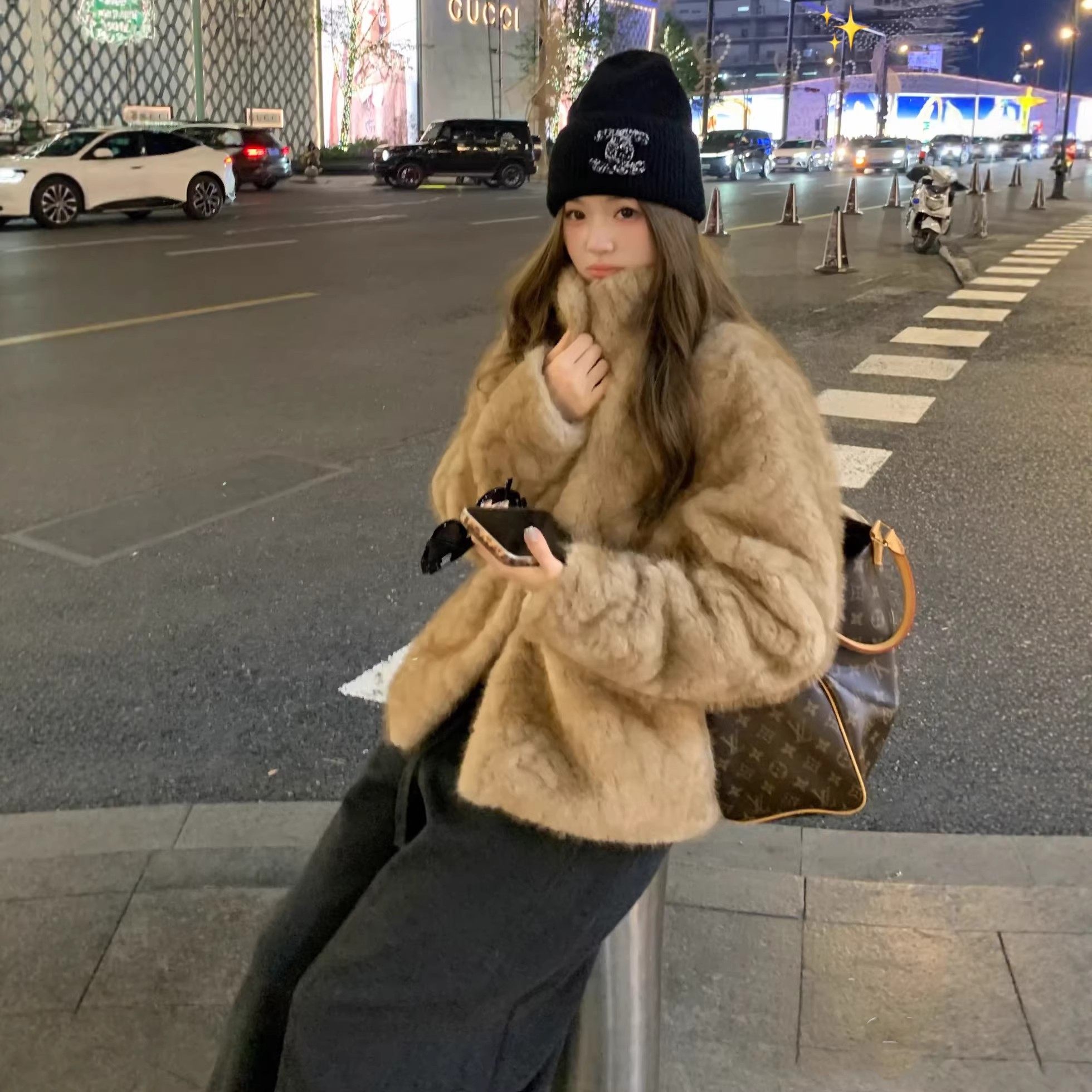 超火高级感立领短水貂环保皮草女冬季毛毛大衣保暖显瘦外套年轻款,淘宝优惠券,粉丝福利购,淘宝优惠卷