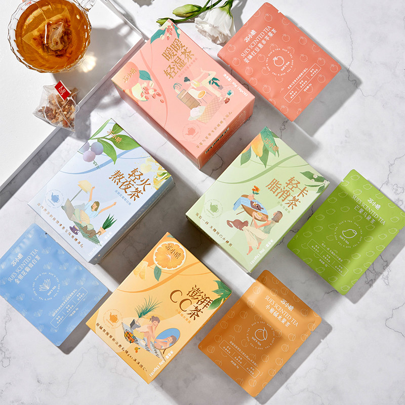 苏小糖新品下火红豆薏仁茶 苏小糖组合型花茶