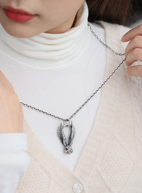 垂直925纯银原创设计925纯银吊坠