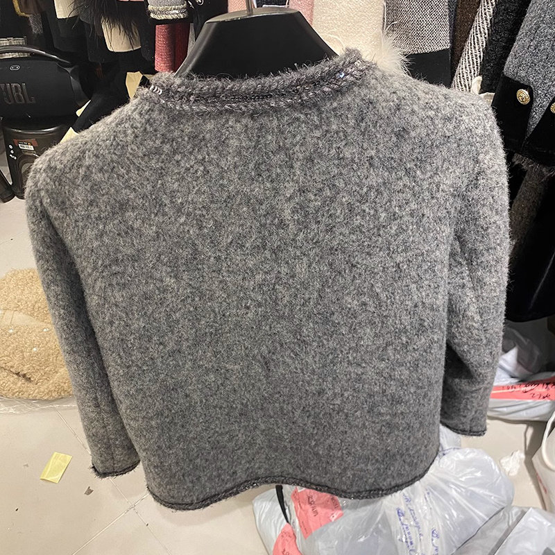 爵莱菲大码高级感小香风外套女羊毛呢加厚轻薄羽绒内胆女款短款,淘宝优惠券,粉丝福利购,淘宝优惠卷