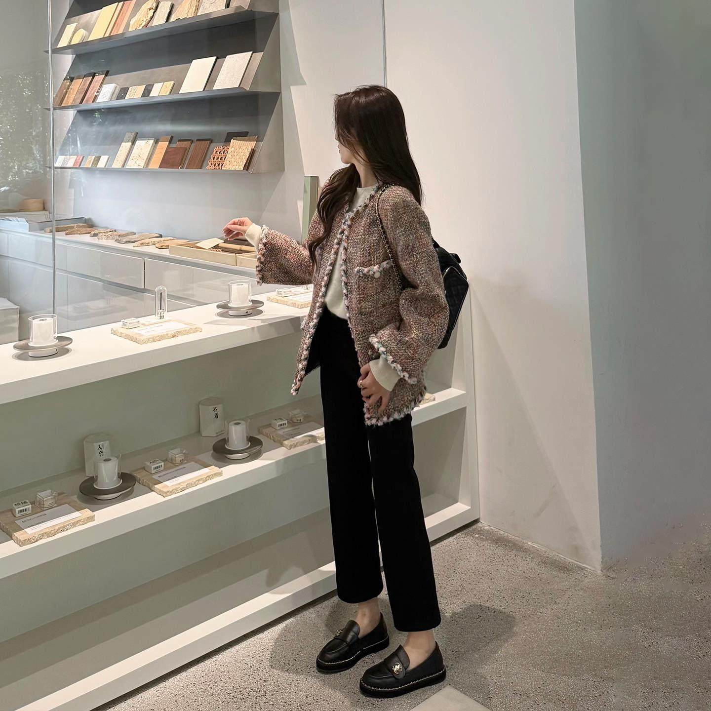 爵莱菲大码法式粗花呢小香风外套女短款秋季气质优雅名媛羊毛呢,淘宝优惠券,粉丝福利购,淘宝优惠卷