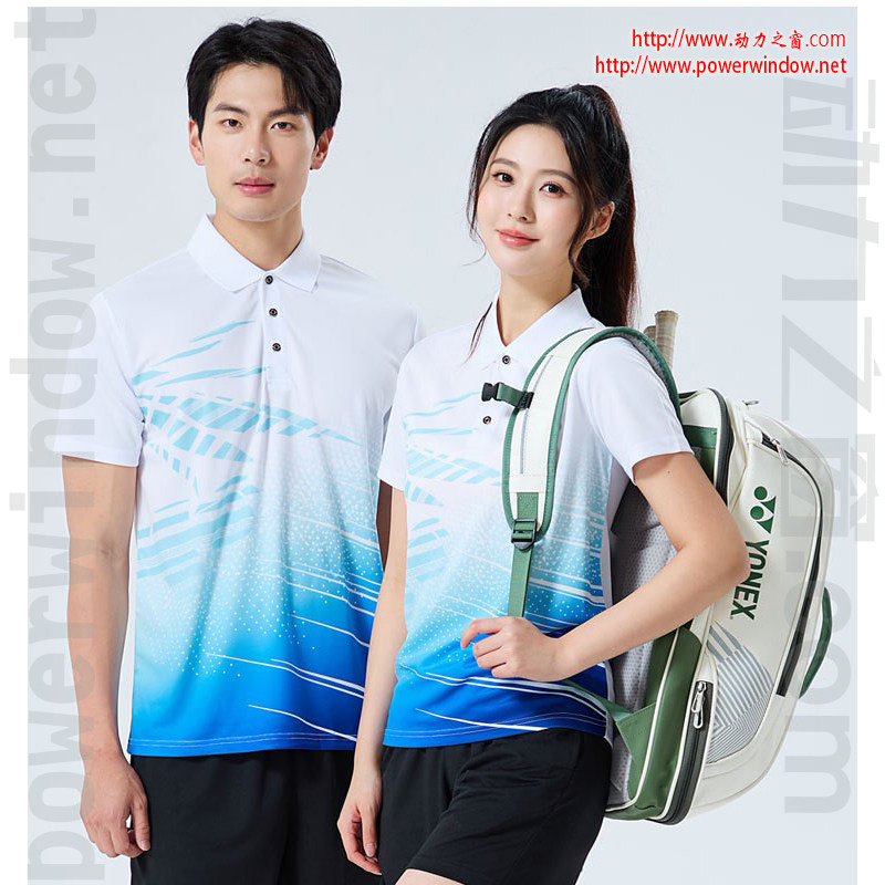 动力之窗个性时尚速干运动T恤翻领POLO短袖羽毛球服男女乒乓球服,淘宝优惠券,粉丝福利购,淘宝优惠卷