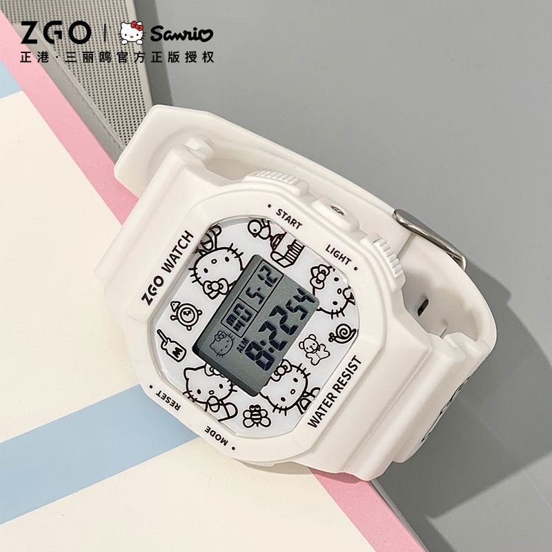 HelloKitty凯蒂猫联名手表女款初高中学生专用儿童女孩防水电子表 - 图2