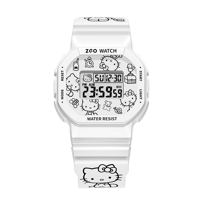 HelloKitty凯蒂猫联名手表女款初高中学生专用儿童女孩防水电子表 - 图3