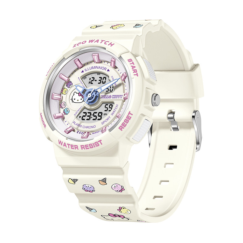 HelloKitty凯蒂猫手表女款初高中学生专用青少年儿童防水运动电子,淘宝优惠券,粉丝福利购,淘宝优惠卷