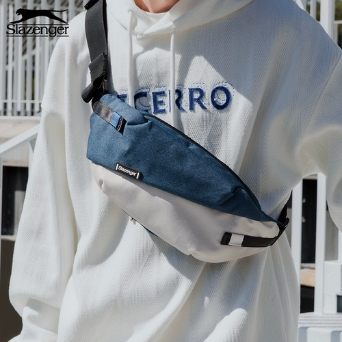 Семь -лечебные магазины 12 цветов Slaznger Приливная функция мессенджера мешок мужская маленькая сумка