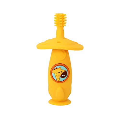 Детская силиконовая мягкая зубная щетка для тренировок, уход за полостью рта, 1 лет