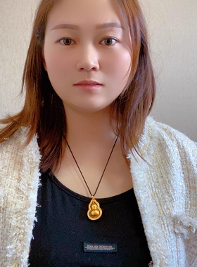 金包银古法葫芦吊坠福禄挂坠礼物