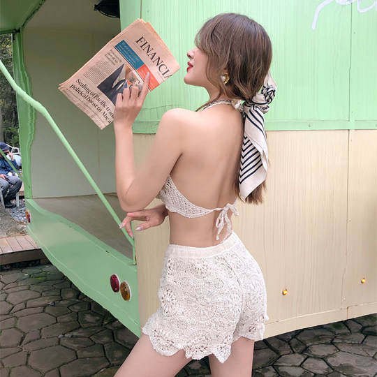 Swimsuit Chengzijia knitted two-piece girl's bikini